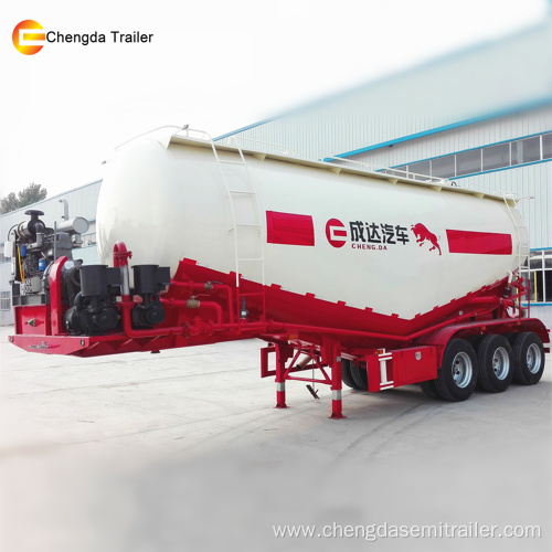 3 Axle 40ft Bulk Cement Tank Semi Trailer